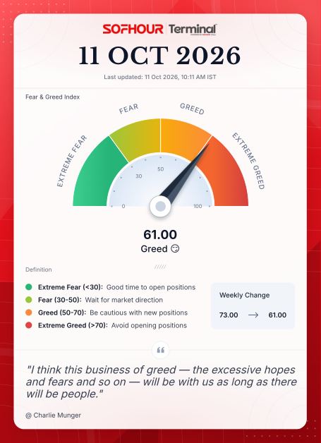Fear and Greed Index page from the report